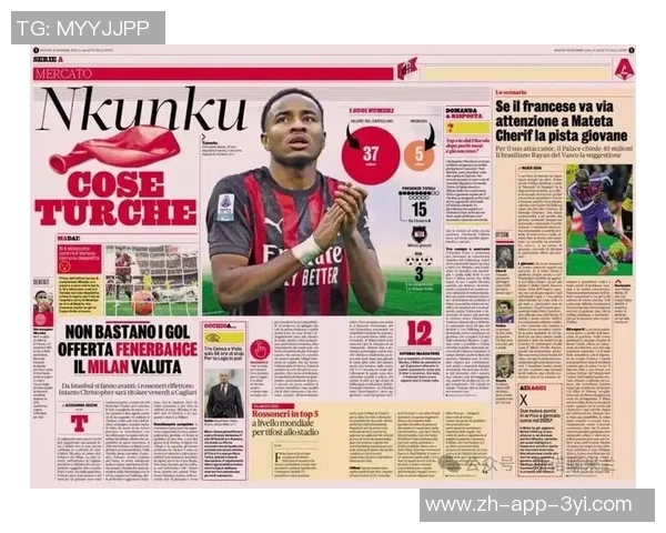 费内巴切2500万欧报价恩昆库遭米兰拒绝计划提升至3000万欧元